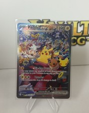 Pikachu 150/128 Full Art SIR Pokémon TCG 30th Anniversary NM - See Images  picture
