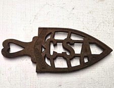 1922 United Confederate Veterans (UCV) Reunion Souvenir Cast Iron Trivet picture