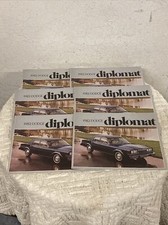 (6) NOS 1982 Dodge Diplomat Advertising Manual Lot *RARE* picture