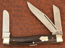 VINTAGE IXL GEORGE WOSTENHOLM SHEFFIELD ENGLAND SMOOTH HORN STOCKMAN KNIFE 36293 picture