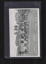 1917 Camp Grant 333rd Field Artillery Football Team Postcard Posted 1918 picture
