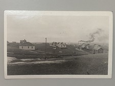 1910s Terry Montana RPPC Postcard Prairie County Vtg Prairie Town View Houses picture