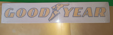 x2 lot YELLOW TIRE VINTAGE Sticker / Decal  ORIGINAL OLD STOCK RACING picture
