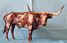 Realistic Rare and Gorgeous Hagen Renaker DW Longhorn Steer Mint Condition picture