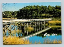 MA Wellfleet Late 1980s / 1990s Uncle Tim's Bridge - Postcard picture