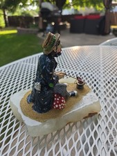 1985 Ron Lee Hobo Grilling Hot DOGS Figurine picture