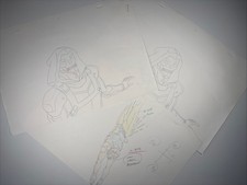SPIDERMAN Animation Cel ULTIMATE SPIDER-MAN Marvel Production Art 8 AA1 picture