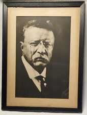 Antique Sepia Photo Print Pirie MacDonald Theodore Roosevelt *OLD* 11¾