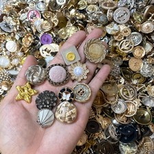 IN US 50pcs Estate Style Vintage Modern Buttons Mixed Sizes Shapes Colors Sewing picture