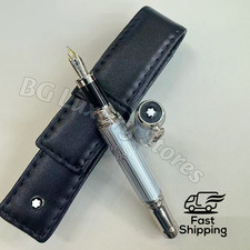 Montblanc Victor Hugo Writers Edition Fountain Pen w/ Leather Pouch🔥 picture
