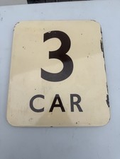 original vintage British Railways (Western Region) 3 car heavy sign yt21 picture