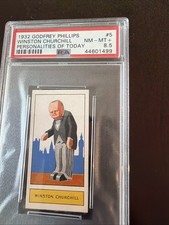 1932 Winston Churchill Card PSA 8.5 None Higher picture