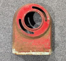 VTG Red Metal Cast Iron Eco Air Meter Original Heavy Wall Mount Gas Oil RARE picture
