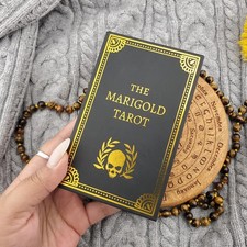 The Marigold Tarot Cards 78 Card Complete Deck Gold Gilded Edition Amrit Brar picture