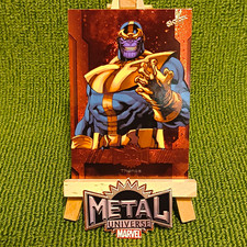 SkyBox 2023 Marvel Avengers Metal Universe Thanos Copper #46 picture