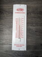 Vintage Dupont Chamber Works Emergency Response Department Thermometer picture