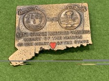 VINTAGE 1934 NATIONAL GRANGE MEDAL PIN 68 ANNUAL CONVENTION HARTFORD CONNECTICUT picture