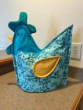 New Chicken Rooster TOASTER COVER  Kitchen Appliance Cover Farm Decor Blue Teal picture