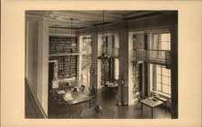Boston Athenaeum 2nd Floor Library Meriden Gravure collotype postcard u236 picture