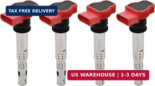 4PCS UF529 Ignition Coil Pack Compatible with 2005-2016 Audi A3-A8 Q5 Q7 SQ5 S4 picture