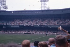 Sl49 Original slide 1967 Kodachrome Detroit Tigers baseball stadium Yankees 251a picture