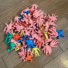 Kinnikuman Kinkeshi Vintage Rubber Mini Figure Large Lot Collectible 15+ picture