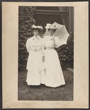 Photo:[Mrs. Theodore Roosevelt and daughter Ethel] picture