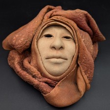 Clay Mask Wall Art ~ Eleanor Myers Morning ~ Very Realistic 8.5
