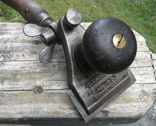 VINTAGE PAT. 1917 STANLEY #82 ADJUSTABLE CABINET SCRAPER w/ORIGINAL BLADE EX picture