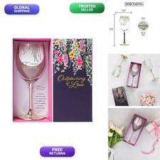 Pavilion Amazing Friend 19 oz Stemmed Wine Glass Bestie BFF picture