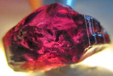 Huge Usumbara Effect Red Chrome Tourmaline Rough From Tanzania. 28.35 Crt picture