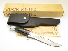 Vtg 1972 Buck 119 Special Inverted 3 Three Liner Fixed Blade Hunting Knife & Box picture