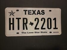 Vintage  TEXAS THE LONE STAR STATE   License Plate  HTR . 2201  picture