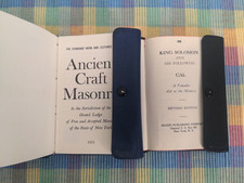 1972 Ancient Craft Masonry & 1947 King Solomon Freemasons Coded Books Freemason picture