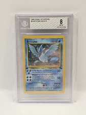 Pokemon Articuno 2/62 Set Fossil BGS 8 Near Mint 1st Edition Cosmos Holo ENG picture