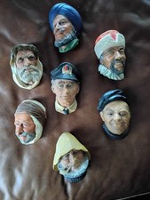 Bossons Chalkware Heads from England  picture