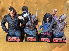 The walking Dead Comic Series Diamond Select Bust Bank Statue Lot Negan Image picture