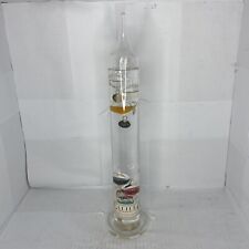 Vintage Galileo Glass Thermometer 14.5” Made In Taiwan picture