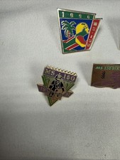MS 150 Bike Tour Cycling Bicycle Lapel Pin Pinback Lot Of 5 1992-1997 picture