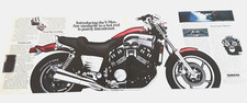 1985 YAMAHA VMAX - HOT ROD MUSCLE BIKE - POSTER /  AD picture