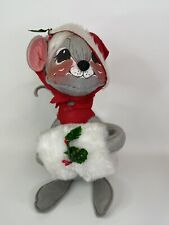 Vintage 1971 Annalee Mobilitee 11.5” doll Christmas Mouse picture