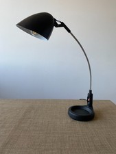 Vintage 1980s Veneta Lumi Randa Z1550 Italian Postmodern Black Desk Lamp picture