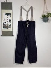 Vintage 1966 Royal Navy Ventile Windproof Trousers Size 8 Listarock Deck Pants picture