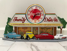 Vintage 1988 Coca-Cola Family Drive-In Diner Wall Clock Burwood AS-IS picture