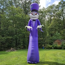Halloween Inflatable 16' Lighted Short Circuit Reaper Airblown Holiday Living  picture