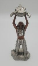 1990 Masterworks Fine Pewter Native American GOOD HUNTING Sculpture Peter Sedlow picture