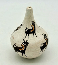 Old Acoma Pueblo Rose Chino (1928-2000) Pottery Vase with Deer picture