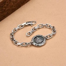 New Yellow Jambhala Bracelet Square Link Chain   Tibetan picture