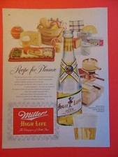 1952 MILLER HIGH LIFE BEER Fall Cheese Festival photo art print ad picture