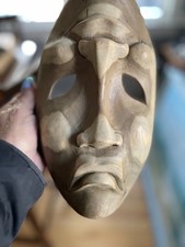 Balinese Happy,sad Face Mask By Master I.B Anom picture